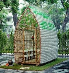 bamboo and plastic greenhouse