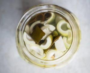 pickled bamboo